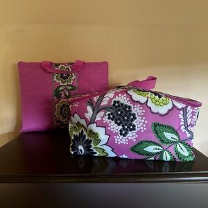 Brand New! Vera Bradley Cooler + Picnic Blanket Set